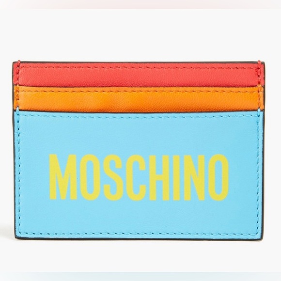 Moschino Other - NWT Moschino Colorblock card holder